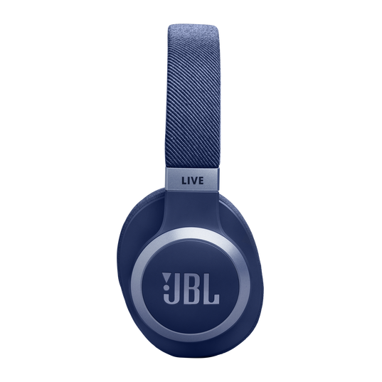 JBL Live 770NC - Blue - Wireless Over-Ear Headphones with True Adaptive Noise Cancelling - Right